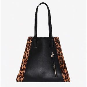Express Leopard tote